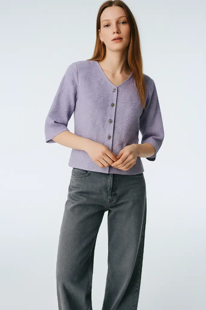 LAVANDER THREAD TOP